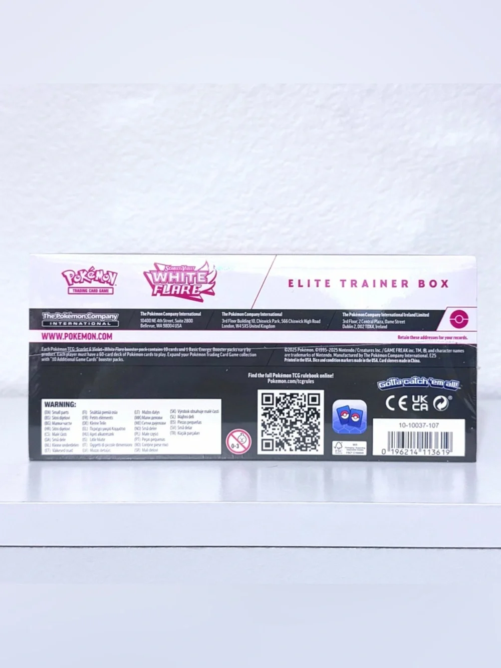 Sealed Pokémon White Flare Elite Trainer Box - Scarlet & Violet: White Flare ETB